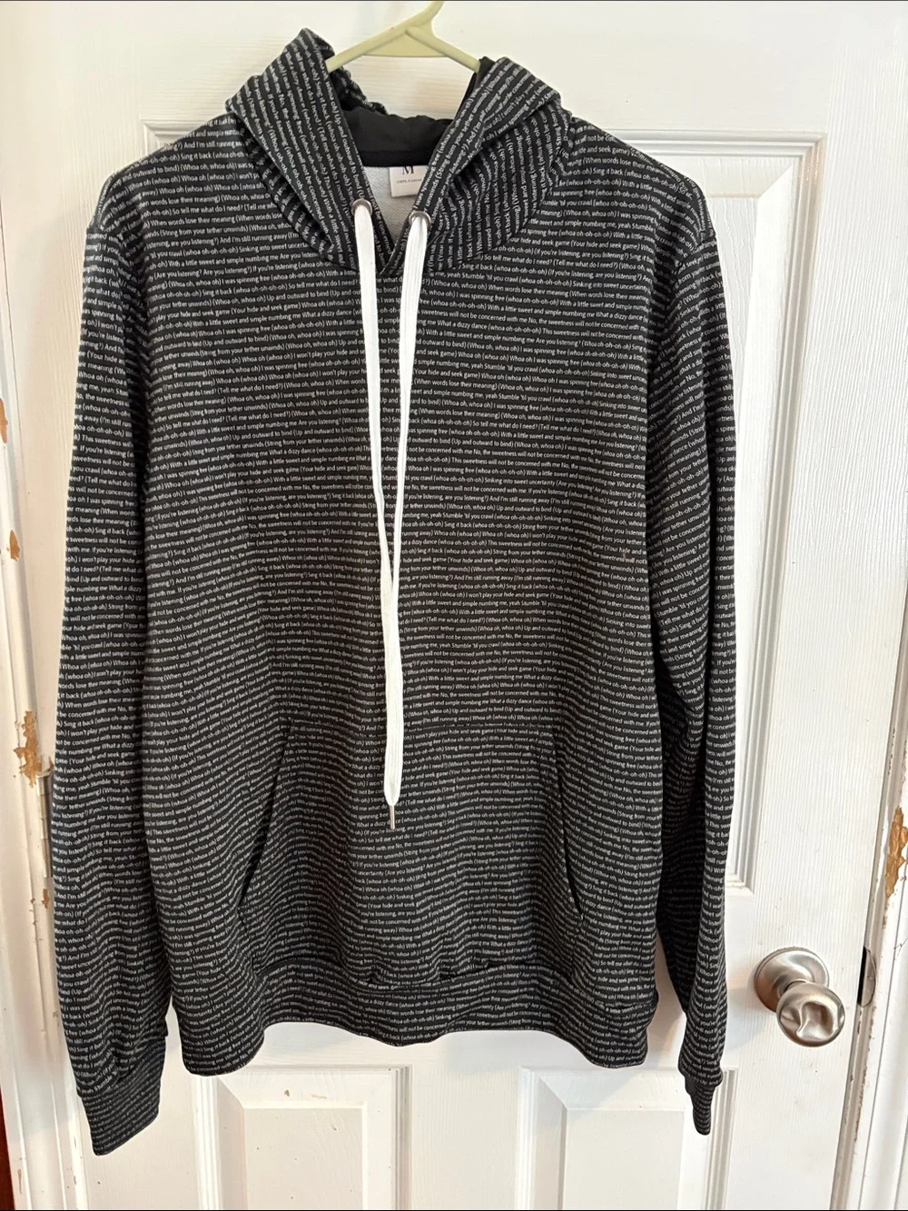 Jimmy Eat World Sweetness Lyrics Men’s Hoodie Sweatshirt - Brand Unknown Sz M